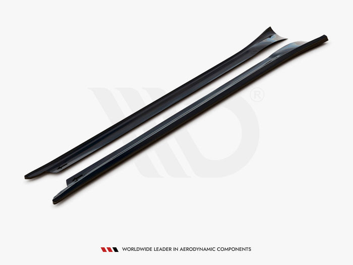 Porsche 911 Carrera 991 (2011-2016) Side Skirts Splitters Carbon Look - Maxton Design