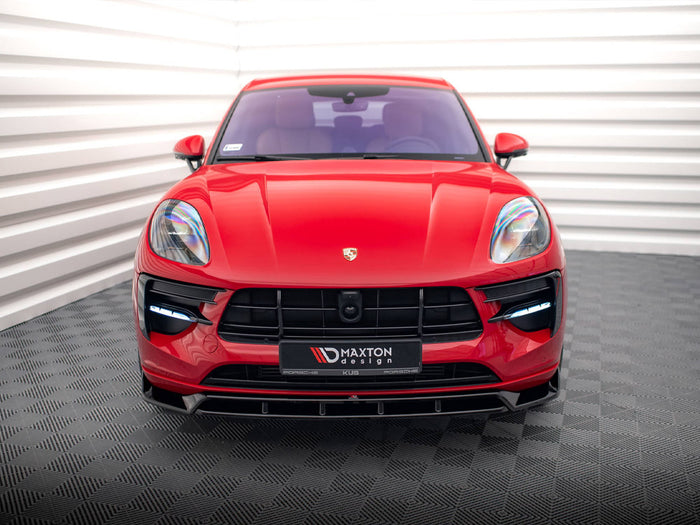 Porsche Macan GTS / Sport Design Mk1 Facelift Front Splitter V.2 - Maxton Design