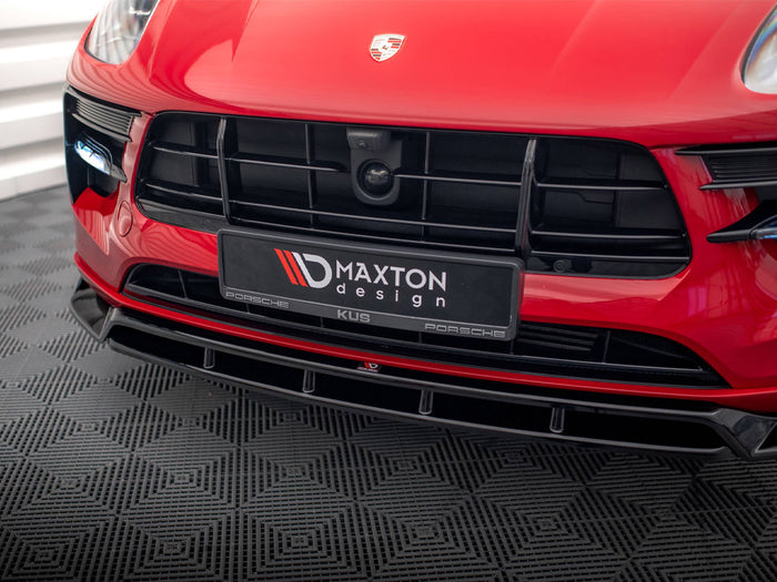 Porsche Macan GTS / Sport Design Mk1 Facelift Front Splitter V.2 - Maxton Design