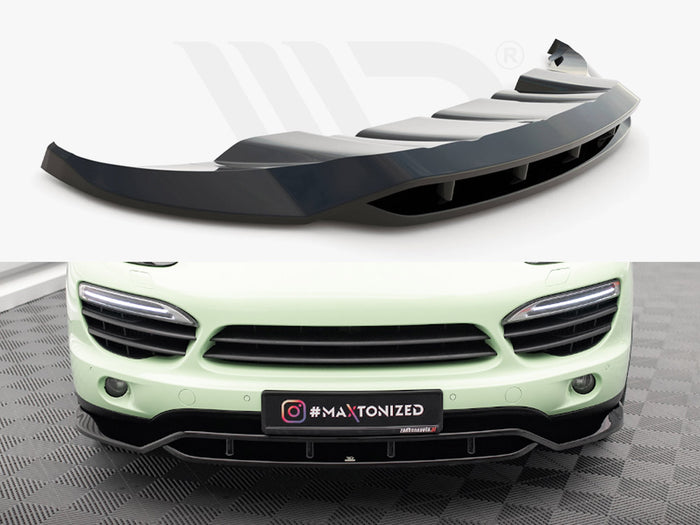 Porsche Cayenne Mk2 Front Splitter - Maxton Design