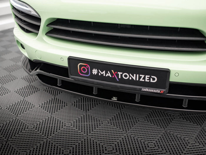 Porsche Cayenne Mk2 Front Splitter - Maxton Design