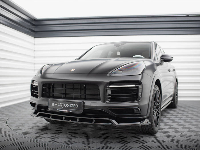 Porsche Cayenne Sport Design Mk3 Front Splitter - Maxton Design