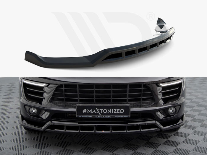 Porsche Macan Mk1 Front Splitter V.3 - Maxton Design