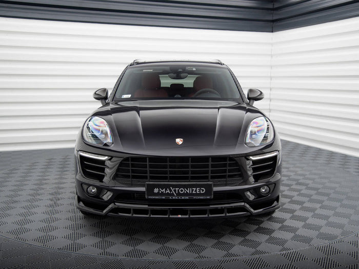 Porsche Macan Mk1 Front Splitter V.3 - Maxton Design