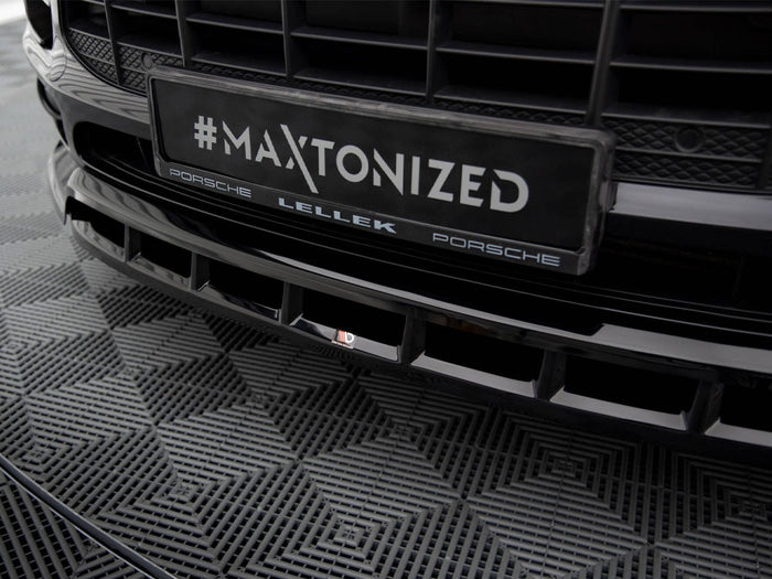 Porsche Macan Mk1 Front Splitter V.3 - Maxton Design