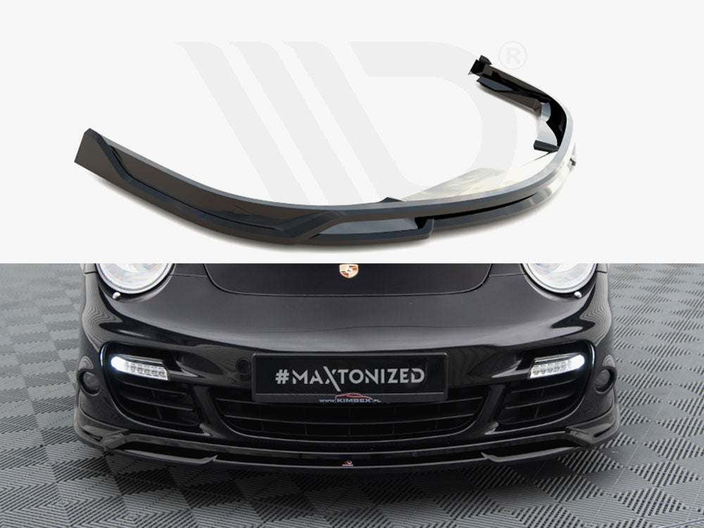 Porsche 911 Turbo 997 Front Splitter Maxton Design