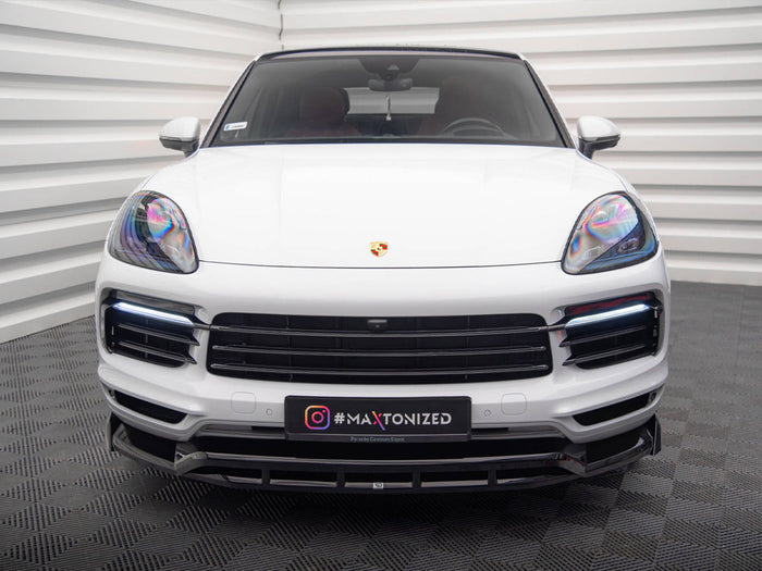 Porsche Cayenne Coupe Mk3 Front Splitter - Maxton Design