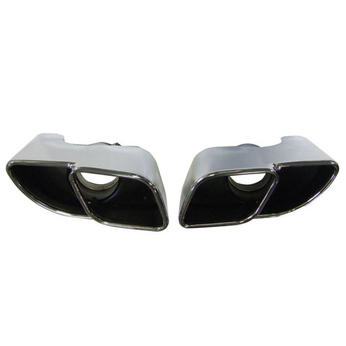 Porsche 911 997.1 Carrera Chrome Finish Exhaust Tailpipes - Top Gear
