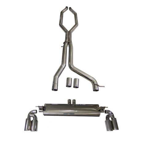 Porsche Cayenne 955 4.8T Turbo Cat Back Exhaust - Top Gear Exhausts