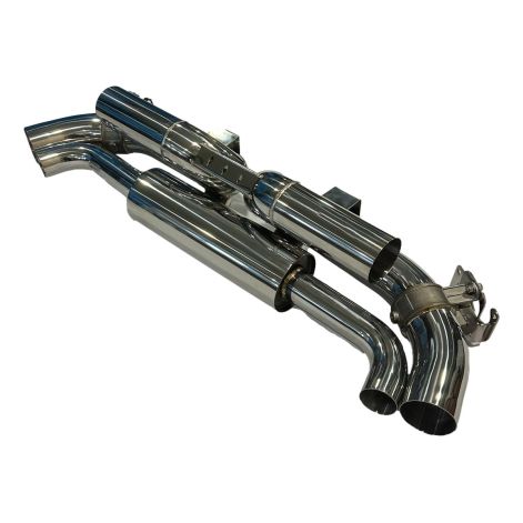 top gear exhausts Porsche 911 992 Turbo Catback Exhaust with OE Valves