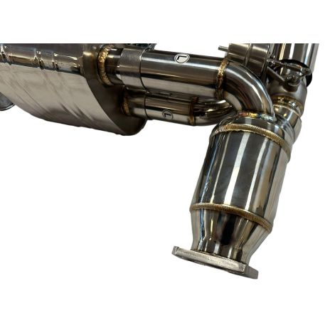 Porsche 911 991.1 Turbo Valvetronic Exhaust with Cats - Top Gear Exhausts