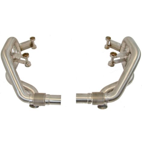 Porsche 911 991.1 Carrera Secondary Exhaust Silencer Bypass Pipes - Top Gear