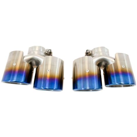 Porsche 911 997.1 & 997.2 Carrera Titanium Exhaust Tailpipes - Top Gear