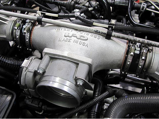 Porsche 997 Turbo MKII IPD Aluminum Intake Plenum 74mm - IPD Plenums