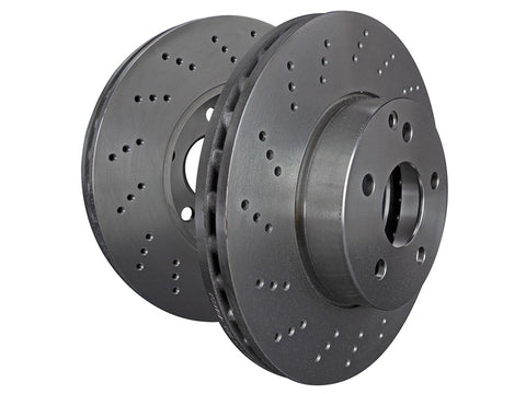 Porsche 996 / 997 / Boxster D1065 Standard Brake Discs Drilled Rear - EBC Brakes