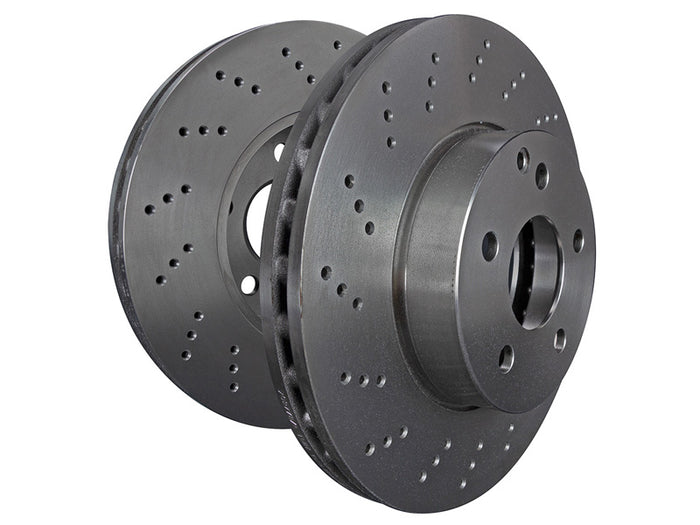 Porsche 996 / 997 / Boxster D1065 Standard Brake Discs Drilled Rear - EBC Brakes