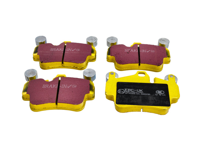 Porsche 987 Boxster / 987C Cayman / 997 YELLOW Brake Pads 'Fast Road' Rear - EBC Brakes