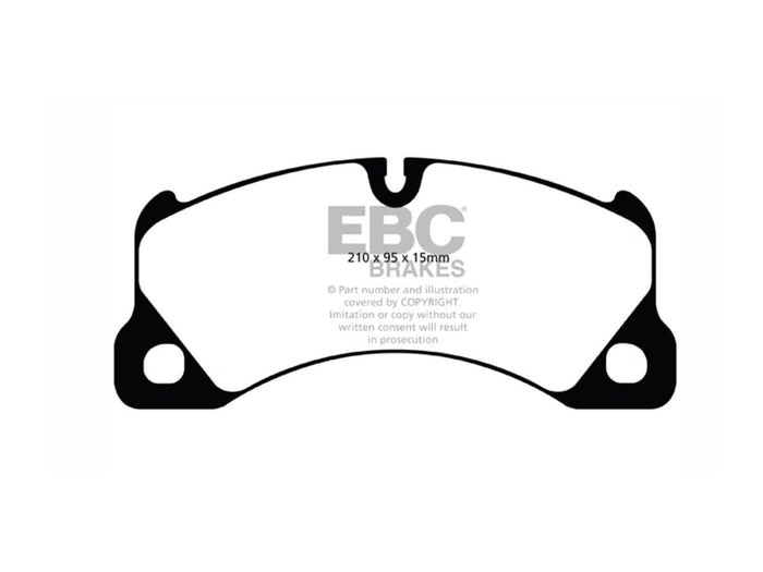 Porsche 957/958 Cayenne / Macan / Panamera Blue front brake pads NDX RACE Front - EBC Brakes