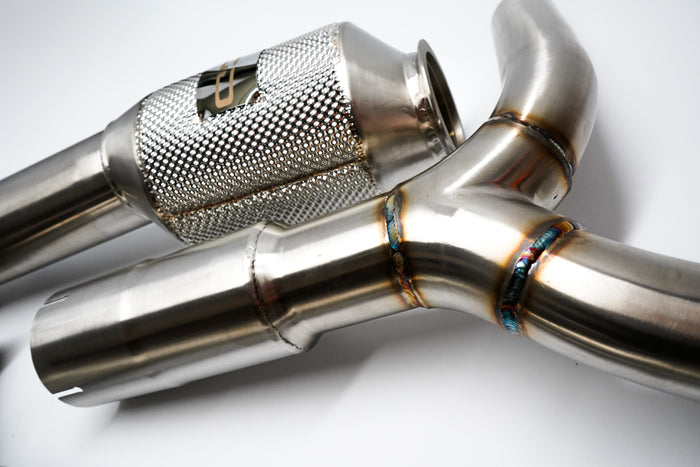 Porsche 718 Cayman / Boxster Sports Cat Downpipe - Genome Design