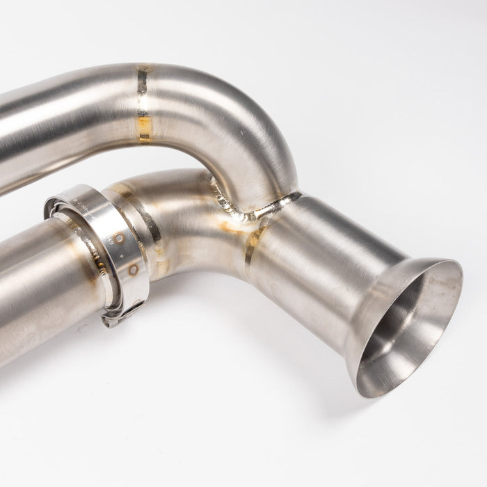 Porsche 997.1 GT3 | 997.2 GT3 | 991.1 GT3 | 991.2 GT3 Titanium Side Silencer Bypass (Non Valved) - JCR Development