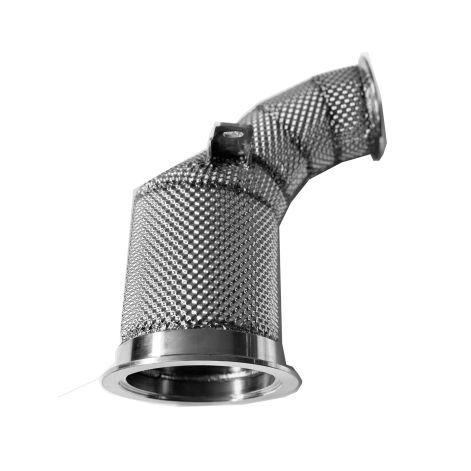 Porsche Panamera 971 2.9L Turbo Exhaust Catalytic Converters With Heat Shield - Top Gear Exhausts