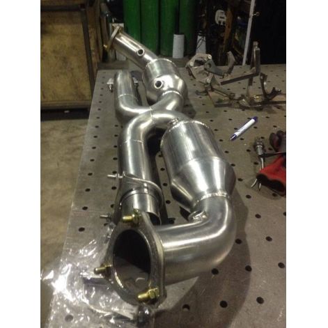 Porsche 911 996 Carrera 200CPSI Exhaust Catalytic Converters 2.5" 63mm - Top Gear