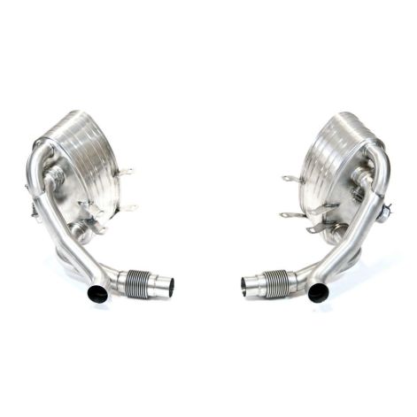 Porsche 911 997.1 Carrera Valved Cat Back Exhaust Silencers - Top Gear