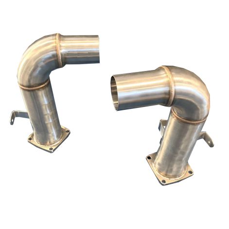 Porsche 911 991.2 Carrera Decat Exhaust Downpipes - Top Gear Exhausts