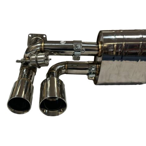 Porsche 911 991.1 Turbo Valvetronic Exhaust with Mini Cat - Top Gear Exhausts