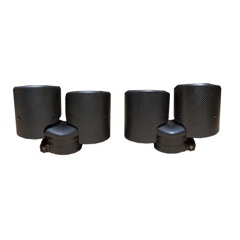 Porsche 911 997.1 & 997.2 Carrera Carbon Exhaust Tailpipes - Top Gear
