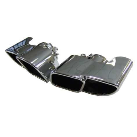 Porsche 911 997.1 Carrera Chrome Finish Exhaust Tailpipes - Top Gear