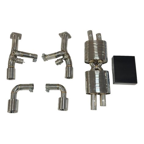 Porsche 911 991.1 Turbo Valvetronic Exhaust with Mini Cat - Top Gear Exhausts