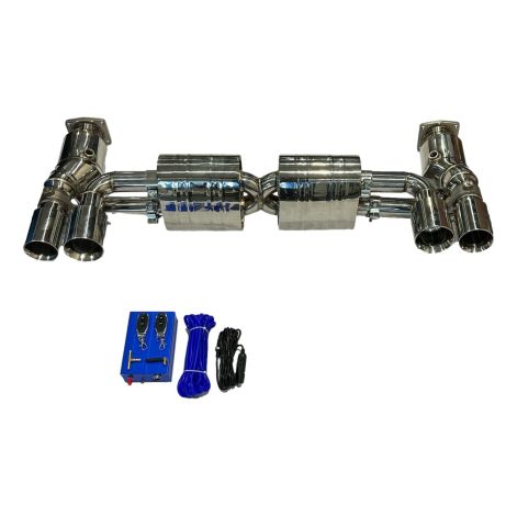Porsche 911 991.1 Turbo Valvetronic Exhaust with Cats - Top Gear Exhausts