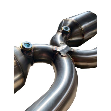 Porsche 911 997.1 Carrera X-Pipe 200CPSI Exhaust Catalytic Converters - Top Gear