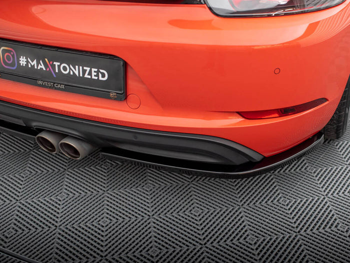 Porsche Cayman 718 Rear Side Splitters - Maxton Design