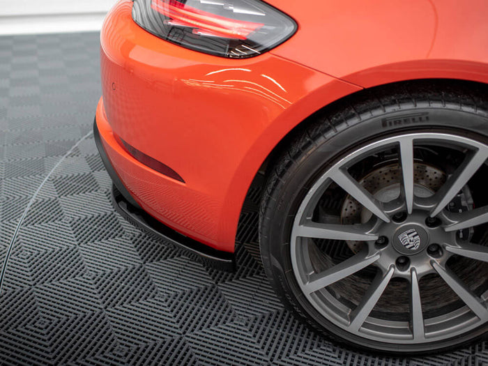 Porsche Cayman 718 Rear Side Splitters - Maxton Design