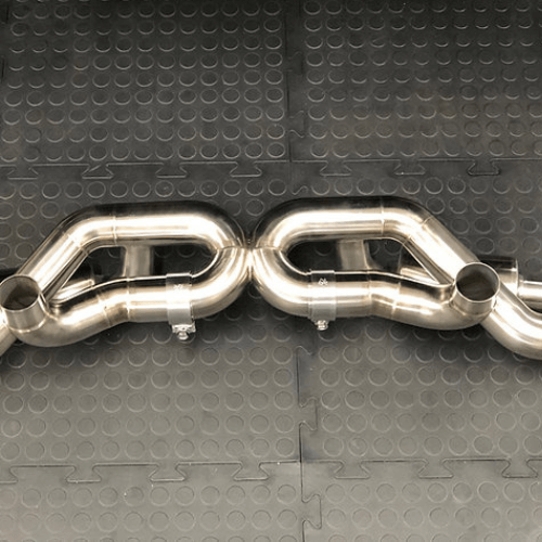 Porsche 718 GT4 | Spyder X Pipe Exhaust System- Brooke Race Exhausts