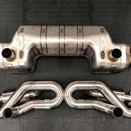 Porsche 718 GT4 | Spyder X Pipe Exhaust System- Brooke Race Exhausts