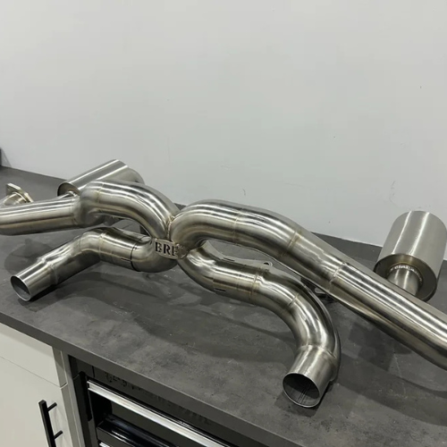 Porsche 718 GT4 RS | Spyder RS Valved X Pipe Exhaust System- Brooke Race Exhausts