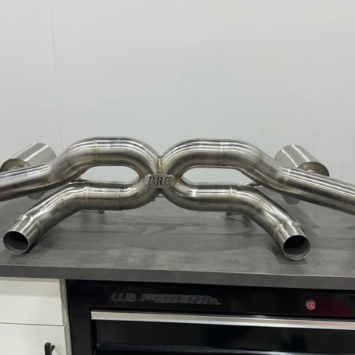 Porsche 718 GT4 RS | Spyder RS Valved X Pipe Exhaust System- Brooke Race Exhausts