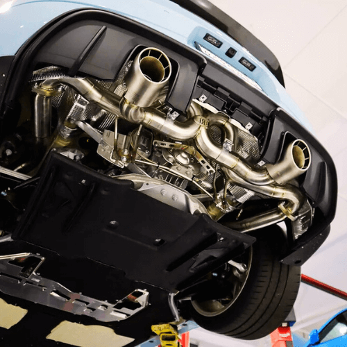 Porsche 718 GT4 RS | Spyder RS Valved X Pipe Exhaust System- Brooke Race Exhausts