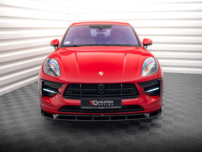 Porsche Macan Mk1 Facelift Front Splitter V.2 - Maxton Design