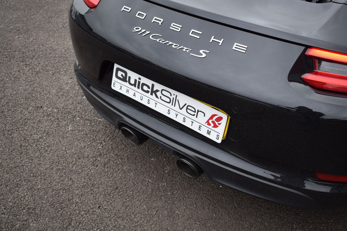 Porsche 911 (991 Gen 2) Sport Exhaust and Catalysts with Sound Architectâ„¢ (2016 on) - QuickSilver Exhausts