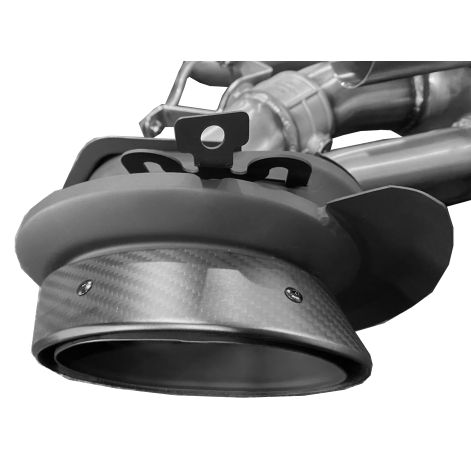 Porsche 911 992 Carrera Valved Performance Exhaust With Carbon Tailpipes - Top Gear