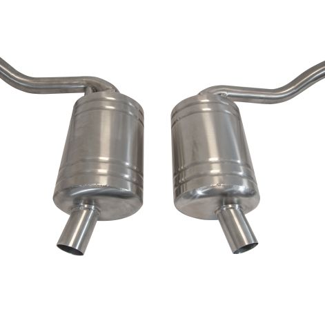 Porsche 987.1 Boxster & Cayman Cat Back Exhaust with Stainless Tailpipes - Top Gear