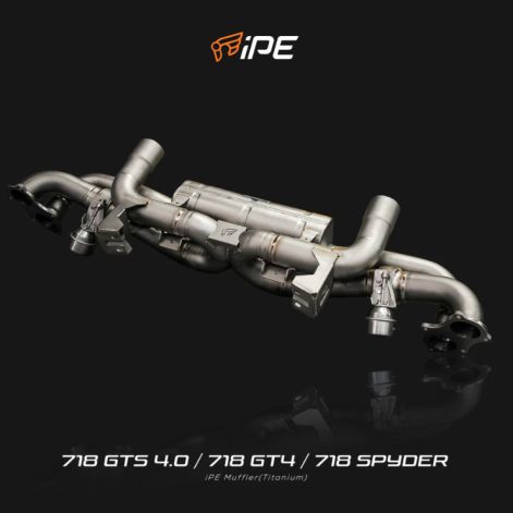 Porsche 982 | 718 Spyder |  718 Cayman GT4 2020 - Current Titanium Rear Valvetronic System - IPE Exhaust