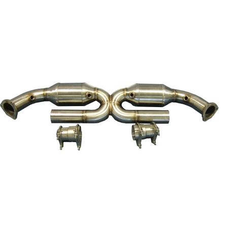 Porsche 911 996 Carrera 100 Cell Exhaust Catalytic Converters 2.5" 63mm - Top Gear