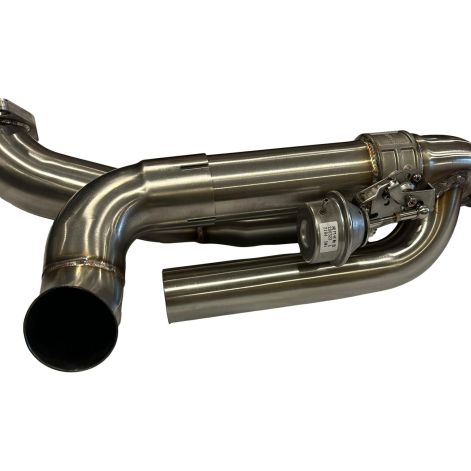 Porsche 911 991 Carrera Valved Rear X-Pipe - Top Gear