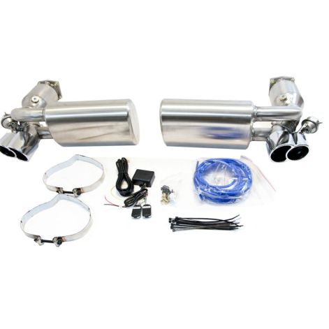Porsche 911 996 Turbo Valvetronic Exhaust with Catalytic Converters - Top Gear