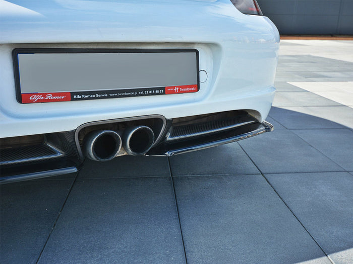 Porsche Cayman S 987C (2006-2009) Rear Side Splitters - Textured - Maxton Design